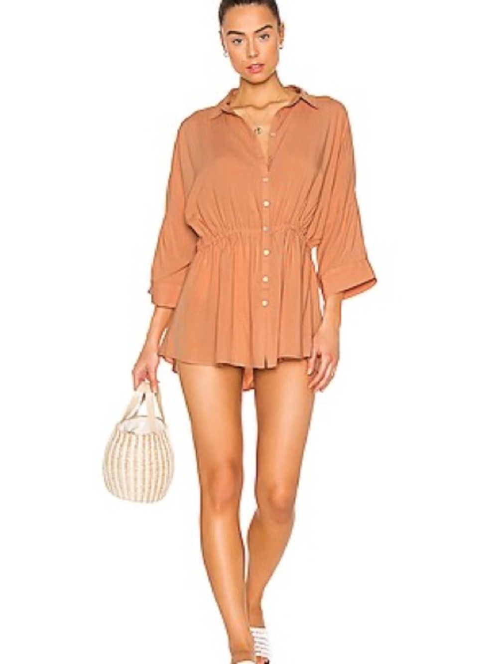 L*Space Pacifica Tunic Coverup Dress XS / S
